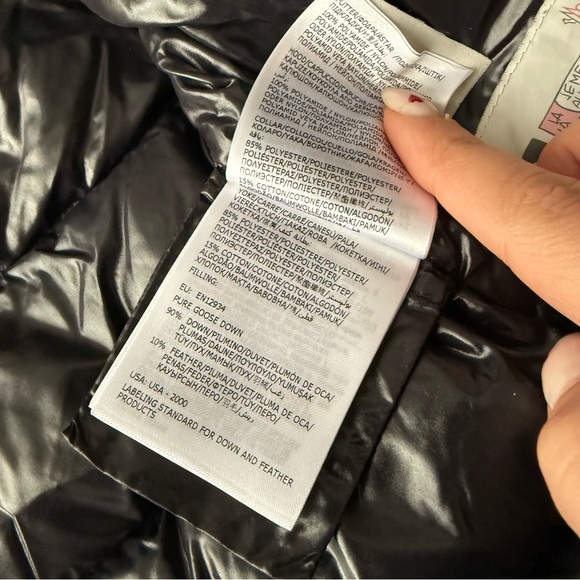 Moncler Enfant Kids Green Adilie goose Down puffer Jacket size 4 - Picture 5 of 11